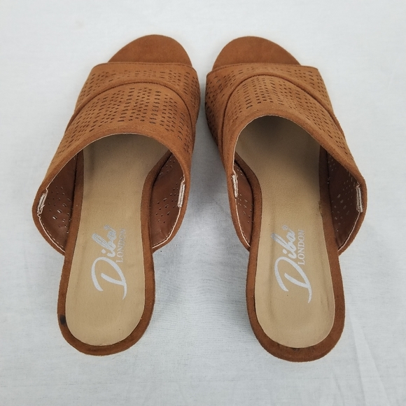 Diba London mules/flats brown size 9.5 - Picture 5 of 11